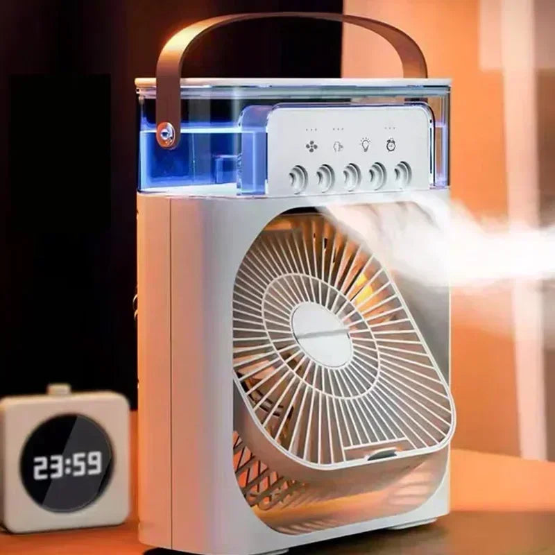 Freshora™ Mini Air Cooler 3-en-1 Portable avec LED