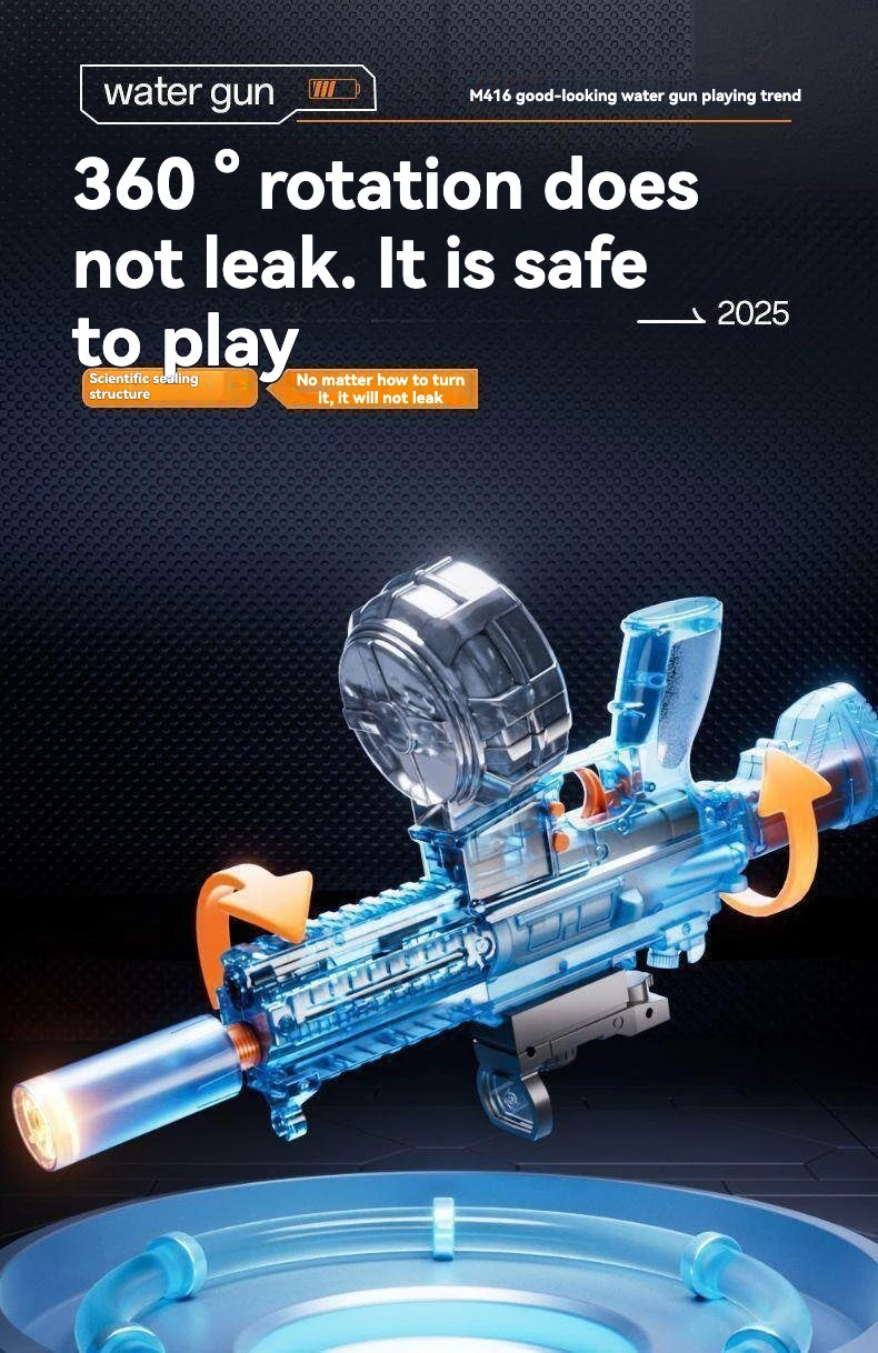 Freshora™ M416 Electric Water Gun — Outdoor Blaster
