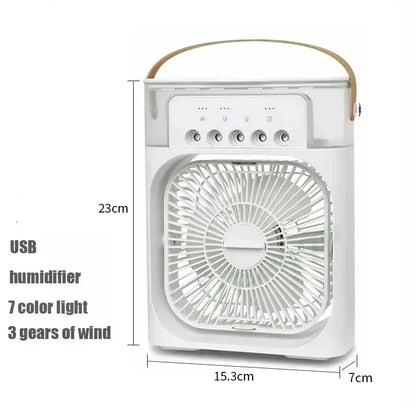 Freshora™ Mini Air Cooler 3-en-1 Portable avec LED