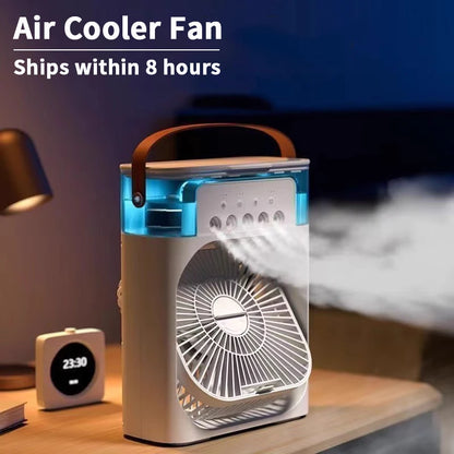 Freshora™ Mini Air Cooler 3-en-1 Portable avec LED