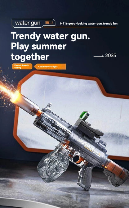 Freshora™ M416 Electric Water Gun — Outdoor Blaster