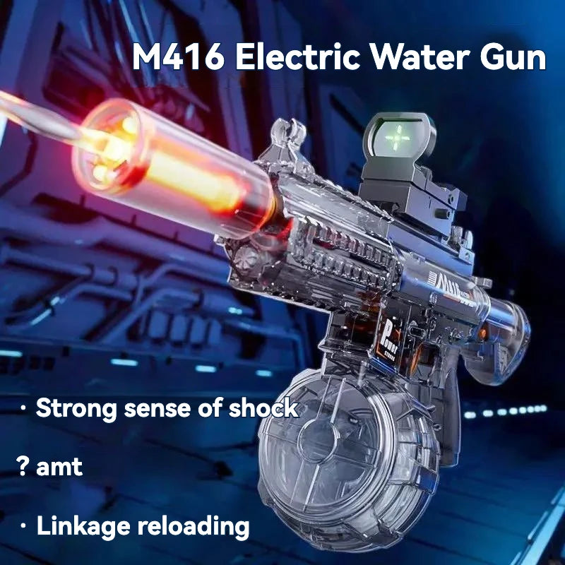 Freshora™ M416 Electric Water Gun — Outdoor Blaster