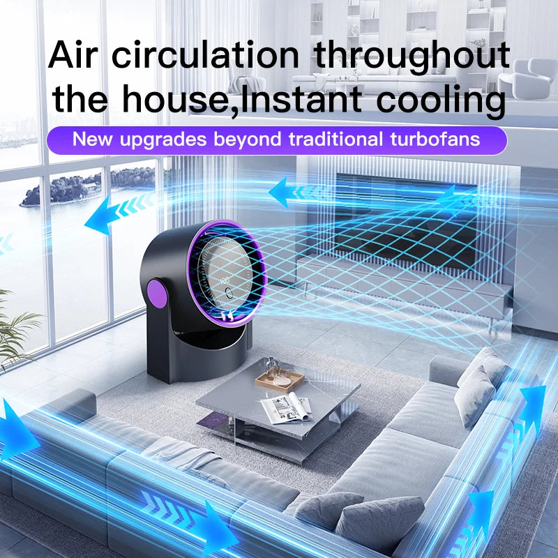 Ventilateur De Table Silencieux Sans Fil – Air Circulant