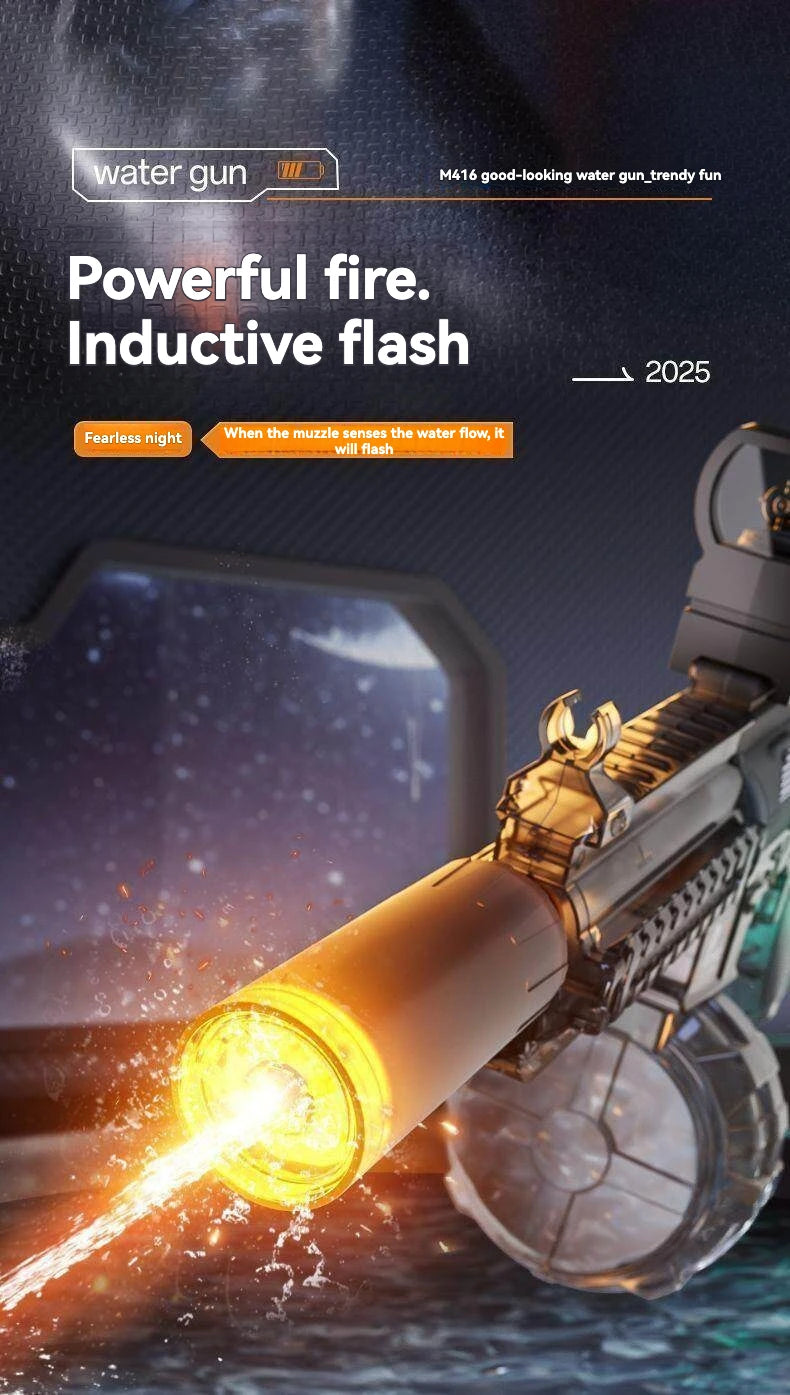 Freshora™ M416 Electric Water Gun — Outdoor Blaster